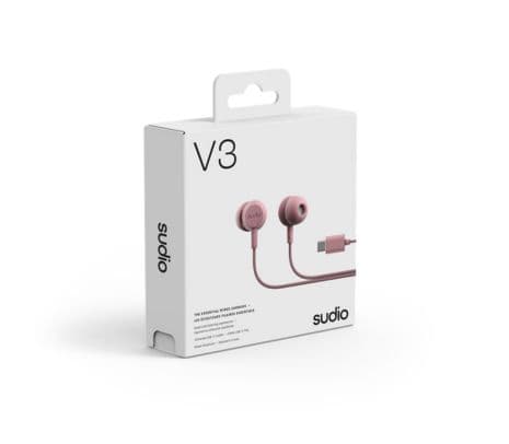 SUDIO V3 EARPHONES PINK USB-C - 2