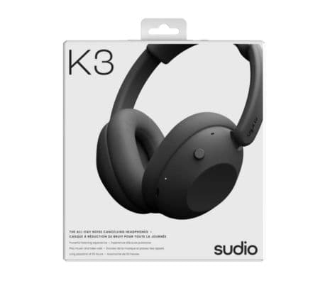 SUDIO K3 HEADPHONES BLACK ANC - 2