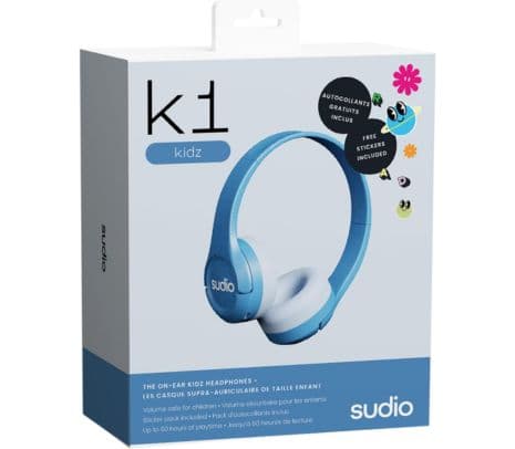 SUDIO K1 HEADPHONES P/NIÑO BT BLUE - 2