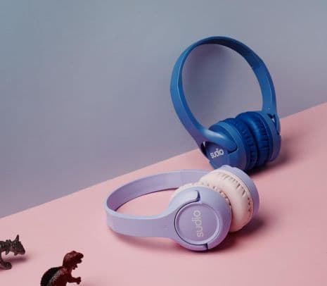 SUDIO K1 HEADPHONES P/NIÑO BT BLUE - 3