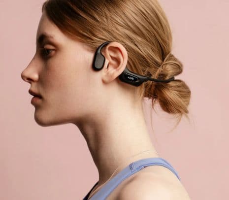 SUDIO B5 EARPHONES OPEN EAR AIR CONDUCTION TWS BLACK - 3
