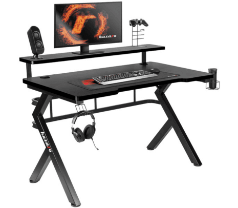HUZARO HZ-HERO 5.0 MESA/ESCRITORIO GAMING BLACK - 2