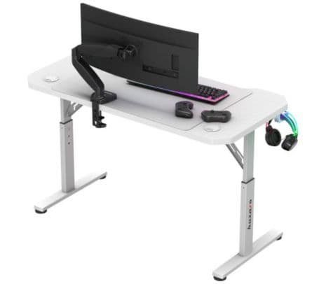 HUZARO HZ-HERO 2.6 MESA/ESCRITORIO GAMING WHITE - 2