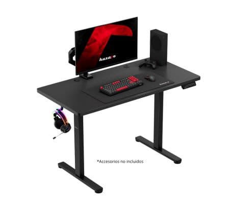 HUZARO HZ-HERO 8.1 MESA/ESCRITORIO GAMING BLACK - 4