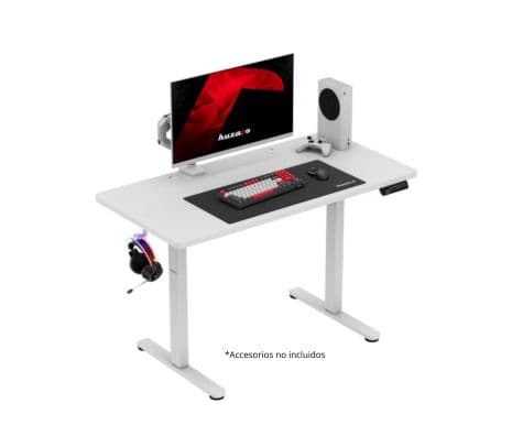 HUZARO HZ-HERO 8.1 MESA/ESCRITORIO GAMING WHITE - 3