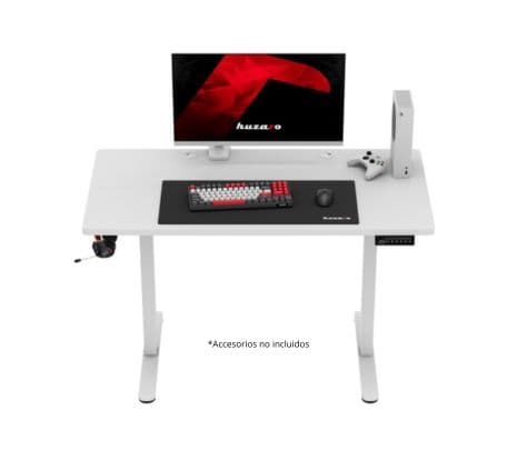 HUZARO HZ-HERO 8.1 MESA/ESCRITORIO GAMING WHITE - 4