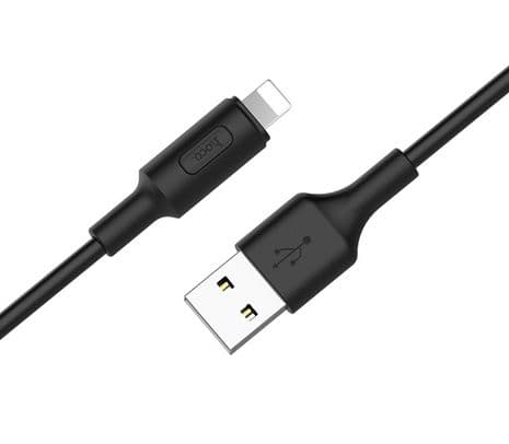 HOCO X25 CABLE SOARER USB-A A LIGHTNING BLACK 1M - 2