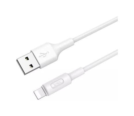 HOCO X25 CABLE SOARER USB-A A LIGHTNING WHITE 1M - 2