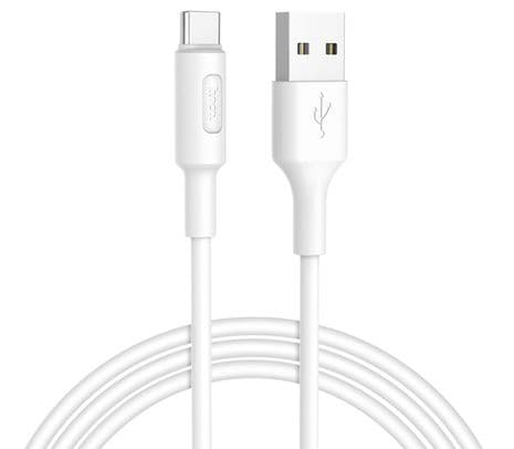 HOCO X25 CABLE SOARER USB-A A USB-C WHITE 1M - 3