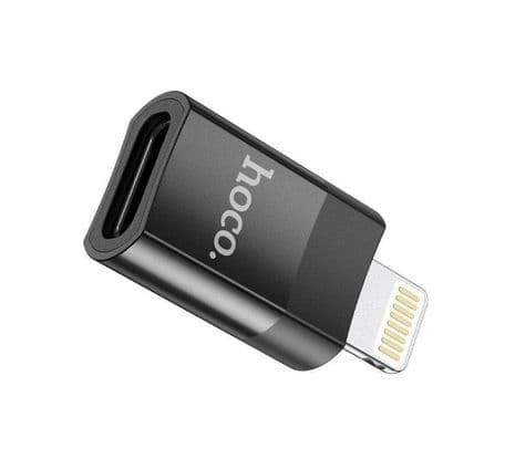 HOCO UA17 ADAPTADOR LIGHTNING A USB-C 2.0 BLACK - 2