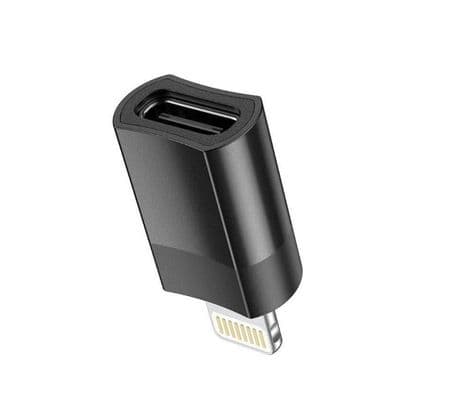 HOCO UA17 ADAPTADOR LIGHTNING A USB-C 2.0 BLACK - 3