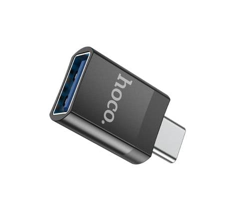 HOCO UA17 ADAPTADOR USB-C A USB-A BLACK - 2