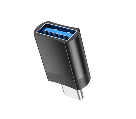HOCO UA17 ADAPTADOR USB-C A USB-A BLACK - 3