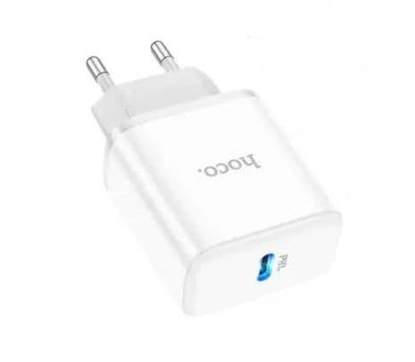 HOCO C104A CARGADOR PARED USB-C 3.0 EU 20W WHITE - 2