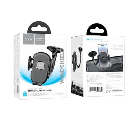 HOCO H10 SOPORTE DE SMARTPHONE PARA AUTO/VENTOSA BLACK - 2