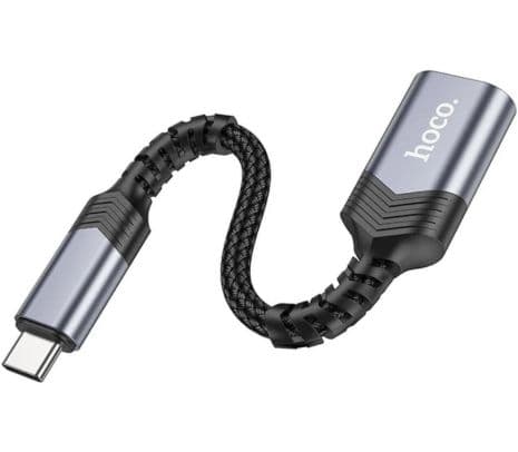 HOCO UA24 ADAPTADOR USB-C A USB-A 3.0 METAL GREY - 2