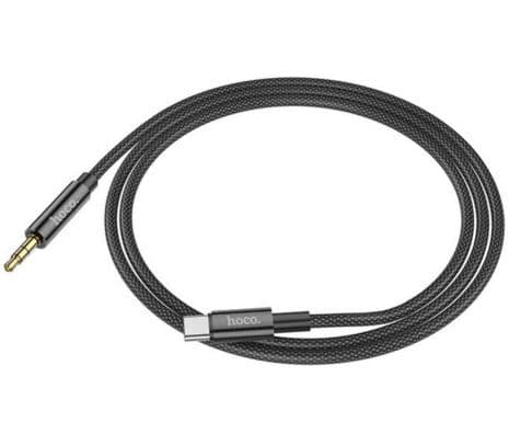 HOCO UPA19 CABLE USB-C A JACK 3.5MM 1M BLACK - 3