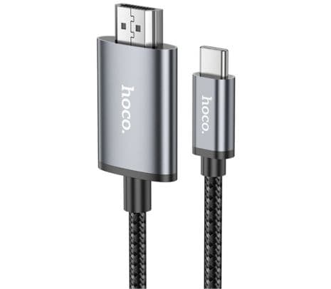 HOCO UA27 CABLE USB-C A HDMI 2M METAL GREY