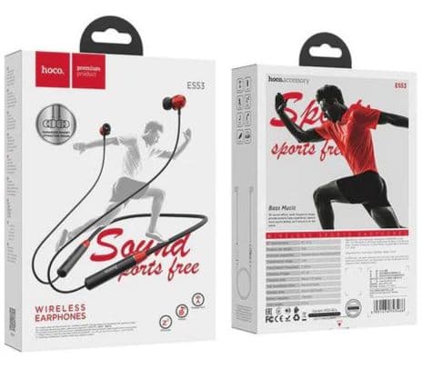 HOCO ES53 EARPHONES COOLWAY SPORT BT RED (O) - 2