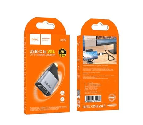 HOCO UA34 ADAPTADOR USB-C A VGA (D) - 3