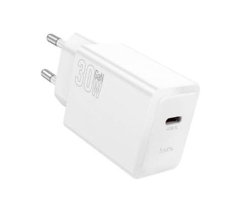 HOCO N70 CARGADOR PARED BLANCO SINGLE PORT PD30W