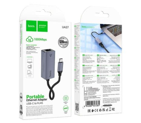 HOCO UA37 ADAPTADOR USB-C A RJ45 - 2