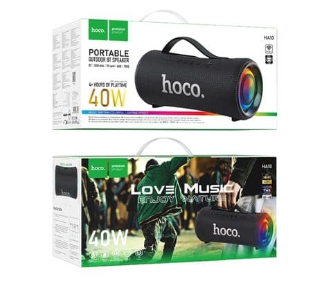 HOCO HA10 PARLANTE OLEADA OUTDOOR BT BLACK - 3