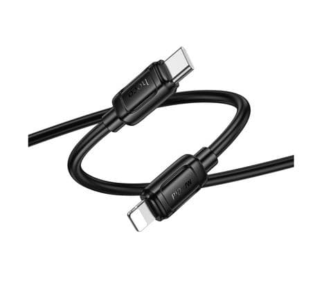 HOCO X115 SURPRASS PD27W  CABLE DE USB-C A LIGHTNING WHITE 1.0M