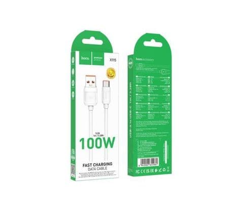 HOCO X115 SURPRASS PD27W  CABLE DE USB-C A LIGHTNING BLACK 1.0M - 2