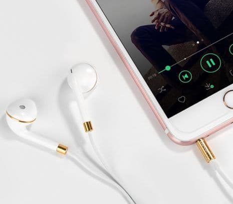 HOCO M1 EARPHONES MAX CRYSTAL C/MIC 3.5 WHITE - 2