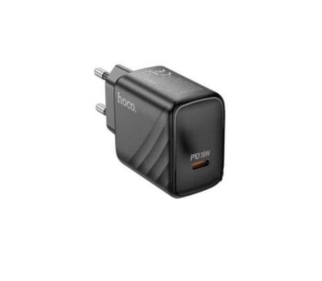HOCO CS22A CARGADOR DE PARED PD30W 1 USB-C BLACK - 2
