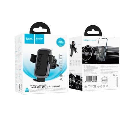 HOCO H78 SOPORTE SMARTPHONE PARA AUTO BLACK METAL - 4