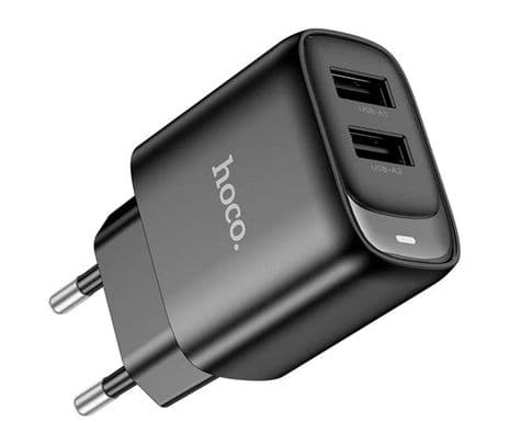 HOCO C141A CARGADOR DE PARED C/CABLE USB-C 10.5W BLACK - 3