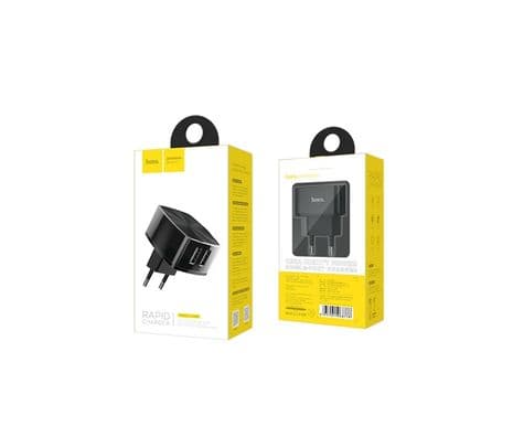 HOCO CS26A CARGADOR DE PARED PD45W 2 USB-C QC3.0 Y 1 USB-A BLACK - 5