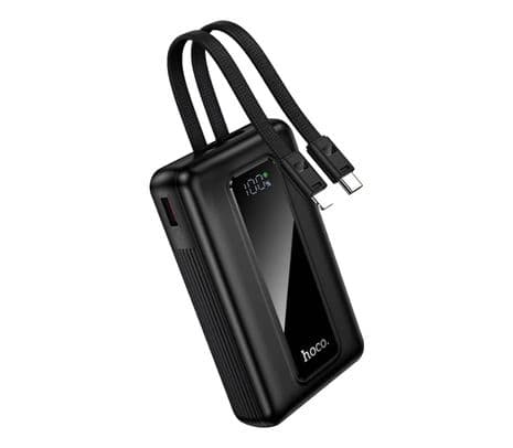HOCO J162A POWERBANK 22.5W+PD20W 20.000MAH CON DOS CABLES BLACK - 2