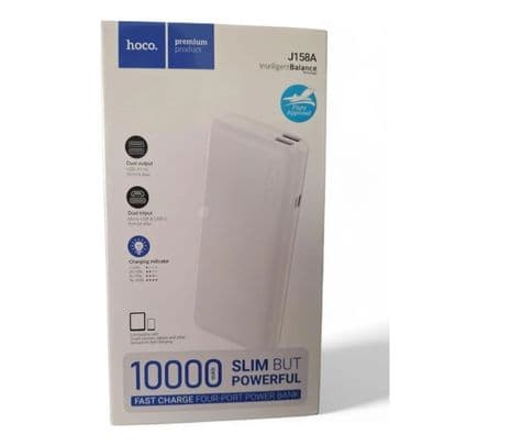 HOCO J158A POWERBANK RUNNER 10,000 MAH WHITE - 2