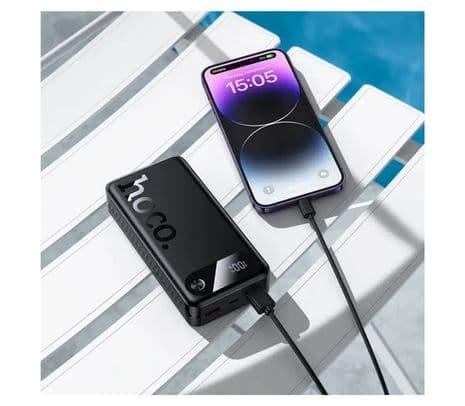 HOCO J154A POWERBANK VICTORIOUS 22.5W+PD20W 20.000MAH BLACK - 2