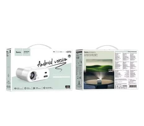 HOCO DT2 PROYECTOR SMART (720P ANDROID VERSION)GRAY WHITE - 4