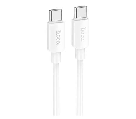 HOCO X96 CABLE HYPER USB-C A USB-C FAST CHARGE 100W WHITE 1.0M