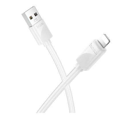 HOCO X113 BENEFICIO PD 27W FAST CHARGE CABLE USB-A LIGHTNING WHITE 1.0M