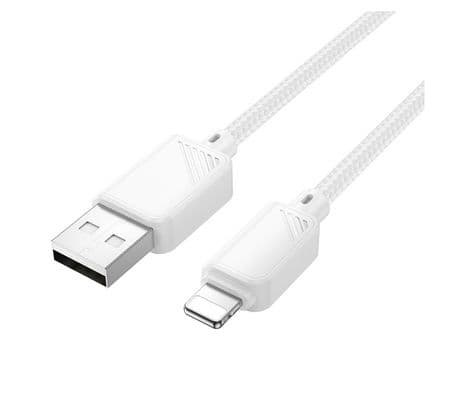 HOCO X113 BENEFICIO PD 27W FAST CHARGE CABLE USB-A LIGHTNING WHITE 1.0M - 2