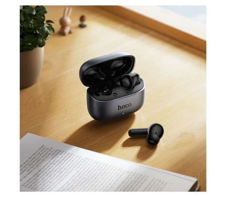 HOCO EQ27 EARPHONES FUN CON TRADUCTOR IA TWS METAL GREY - 3
