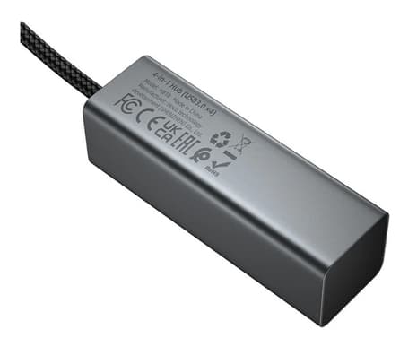 HOCO HB1B HUB 4 EN 1 USB-A A 4 USB-A 3.0 METAL GRAY - 4