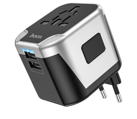 HOCO AC5 CARGADOR Y ADAPTADOR UNIVERSAL 20W BLACK