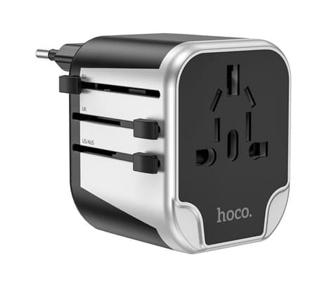 HOCO AC5 CARGADOR Y ADAPTADOR UNIVERSAL 20W BLACK - 2
