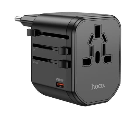 HOCO AC15 CARGADOR Y ADAPTADOR UNIVERSAL PD20W BLACK - 2