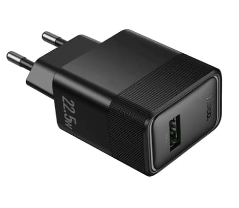 HOCO CS111A CARGADOR DE PARED 22.5W 1 USB-A BLACK - 2