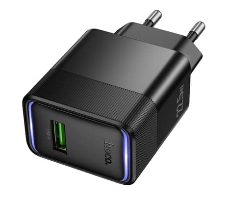 HOCO CS111A CARGADOR DE PARED 22.5W 1 USB-A BLACK - 3