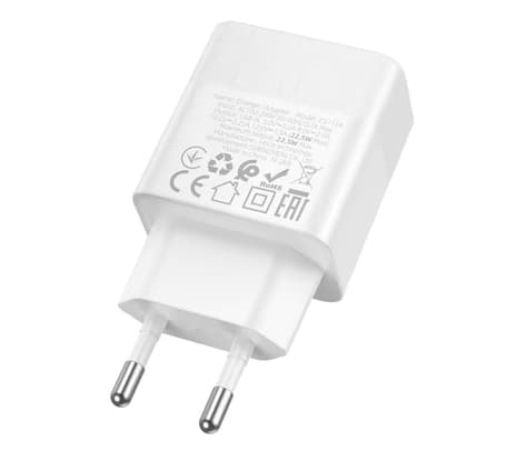 HOCO CS111A CARGADOR DE PARED 22.5W 1 USB-A WHITE - 3