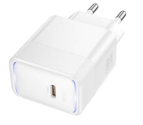 HOCO CS113A CARGADOR DE PARED PD40W 1 USB-C WHITE